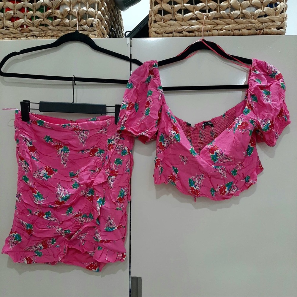 Floral two piece set